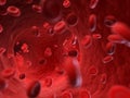 Human blood cells Royalty Free Stock Photo