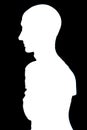 Human Body Anatomy Model Silhouette Royalty Free Stock Photo