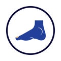 human body parts, leg, foot, human leg ankle icon