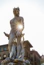 Human body statue in Florence