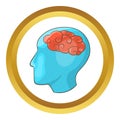 Human brain icon