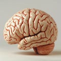 Human brain made of plastic, a portrait of the real brain Royalty Free Stock Photo