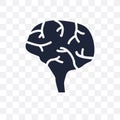 Human Brain transparent icon. Human Brain symbol design from Hum