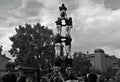 Human castle in a Traditional Festival in Catalonia