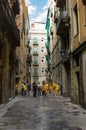 Human chain for the catalan independence