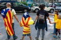 Human chain for the catalan independence