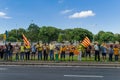 Human chain for the catalan independence