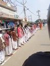 Human chain to save nature &water