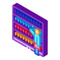 Human choice isometric icon vector illustration