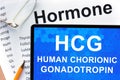 Human chorionic gonadotropin (HCG)