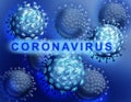 Human Coronavirus 2019-nCoV Royalty Free Stock Photo