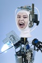 Human Cyborg Robot Royalty Free Stock Photo