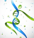 Human DNA illustration Royalty Free Stock Photo