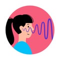 Human hearing icon