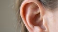 Human Ear Close-Up Royalty Free Stock Photo