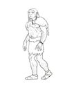 Human evolution illustration Royalty Free Stock Photo