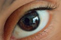 Human eye closeup Royalty Free Stock Photo