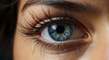 Human eye macro shot. Quality photo Royalty Free Stock Photo