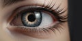 Human eye macro shot. Quality photo Royalty Free Stock Photo