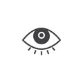 Human eye vector icon Royalty Free Stock Photo