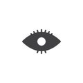 Human eye vector icon Royalty Free Stock Photo