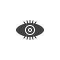 Human eye vector icon Royalty Free Stock Photo