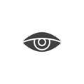 Human eye vector icon Royalty Free Stock Photo