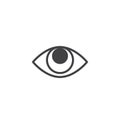 Human eye vector icon Royalty Free Stock Photo