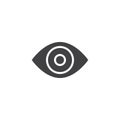 Human eye vector icon Royalty Free Stock Photo