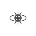 Human eye vector icon Royalty Free Stock Photo