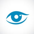 Human eye vector icon Royalty Free Stock Photo