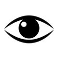 Human eye vector icon Royalty Free Stock Photo