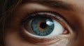 Human eye, vision, clear eyesight Royalty Free Stock Photo