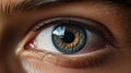 Human eye, vision, clear eyesight Royalty Free Stock Photo