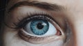 Human eye, vision, clear eyesight Royalty Free Stock Photo