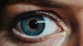 Human eye, vision, clear eyesight Royalty Free Stock Photo