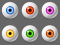 Human eyeballs.