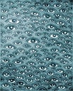 Human eyes hand drawn pattern Royalty Free Stock Photo