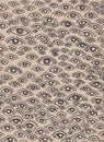 Human eyes hand drawn pattern Royalty Free Stock Photo