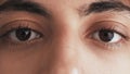 Human eyes vision correction closeup male face