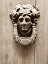 Human face old knockers Royalty Free Stock Photo