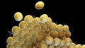 Human fat cells Royalty Free Stock Photo