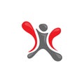 Human figure Fitness logo