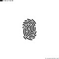 Human fingerprint sign