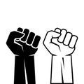 Human fist hand icon Royalty Free Stock Photo