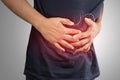 Human gastritis. Royalty Free Stock Photo