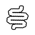 Human gastrointestinal tract icon