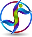 Human globe logo