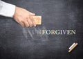 Forgiven concept Royalty Free Stock Photo