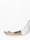 Human Hand Gesture Body Language Tattoo Royalty Free Stock Photo